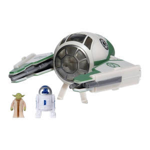 [Star Wars: Micro Galaxy Squadron: Small Vehicle Set: Yoda's Jedi Starfighter (Product Image)]