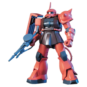 [Gundam: HGUC 1/144 Scale Model Kit: Zaku MS-06S: Char's Custom (Product Image)]