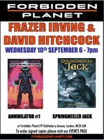 [Frazer Irving and David Hitchcock Signing Annihilator 1 and Springheeled Jack (Product Image)]