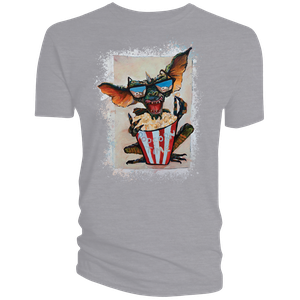 [Gremlins: T- Shirt: Stripe With Popcorn (Product Image)]