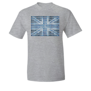 [Doctor Who: T-Shirt: Union Flag TARDIS Montage (Product Image)]