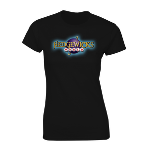 [Doctor Who: Women's Fit T-Shirt: Hedgewicks Logo (Black) (Product Image)]