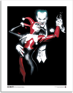 [Batman: Art Print: Harley & Joker Waltz By Alex Ross (Product Image)]
