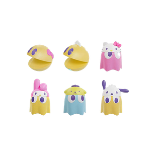 [Pac-Man X Sanrio Characters: Chibicollect Mini Figures (Product Image)]