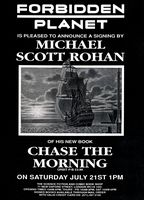 [Michael Scott Rohan signing Chase the Morning (Product Image)]