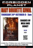 [Mary Robinette Kowal Signing Shades of Milk and Honey (Product Image)]