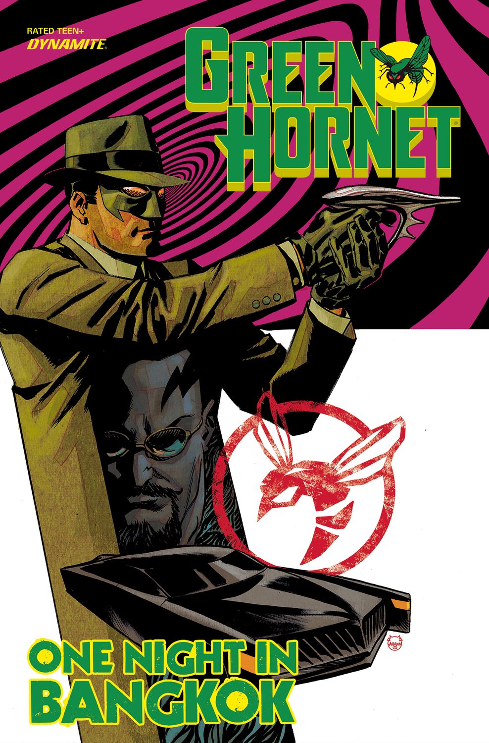 Green Hornet: Green Hornet: One Night In Bangkok: One-Shot (Cover B  Johnson) from Green Hornet: One Night In Bangkok by Shannon Denton  published by Dynamite Entertainment @  - UK and Worldwide