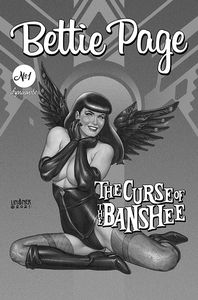 [Bettie Page: The Curse Of The Banshee #1 (Linsner Black & White Variant) (Product Image)]