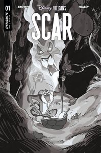 [Disney Villains: Scar #1 (Cover Y Erica Henderson Black & White Variant) (Product Image)]