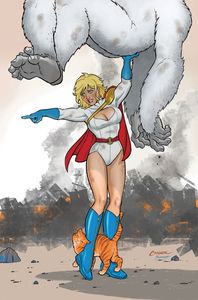 [Power Girl: Special: One-Shot #1 (Cover C Amanda Conner Card Stock Variant) (Product Image)]