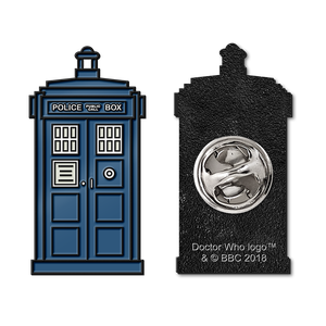 [Doctor Who: Flashback Collection: Enamel Pin Badge: First Doctor TARDIS (Product Image)]