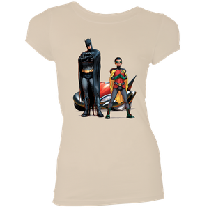 [Batman: Women's Fit T-Shirt: Batman & Robin By Frank Quitely (Product Image)]