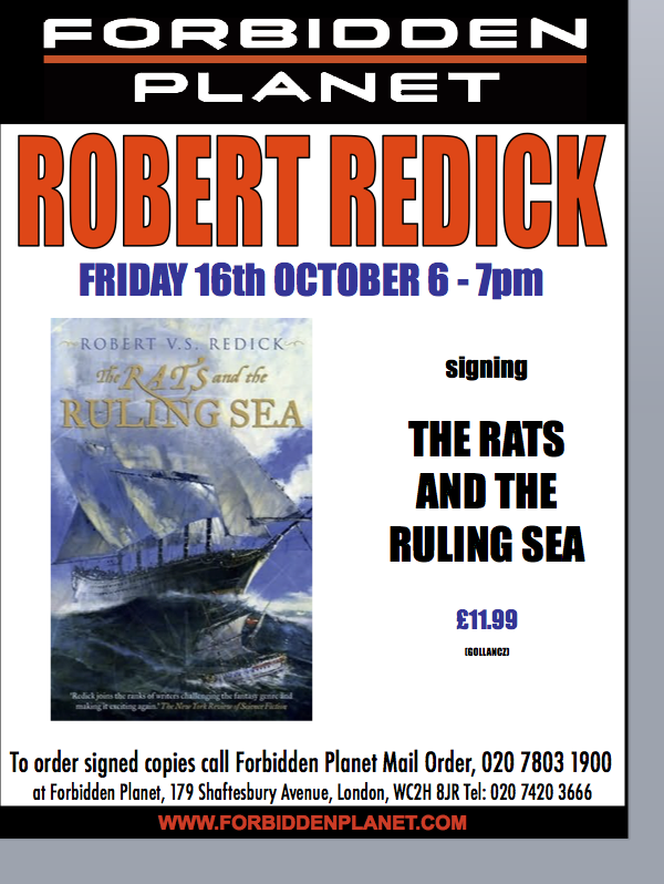 Robert Redick Signing The Ratse and the Ruling Sea