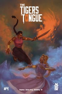 [The cover for The Tiger's Tongue #4 (Cover A Igbokwe)]