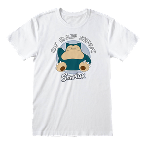 [Pokémon: T-Shirt: Snorlax: Eat, Sleep, Repeat  (Product Image)]