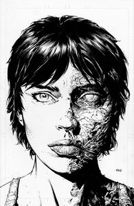[Walking Dead: Deluxe #11 (2nd Printing Cover B Finch Raw Variant) (Product Image)]