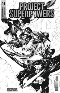 [Project Superpowers #1 (Tan Black & White Variant) (Product Image)]