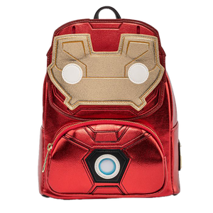 [Marvel: Loungefly Light-Up Pop! Mini Backpack: Iron Man (Product Image)]