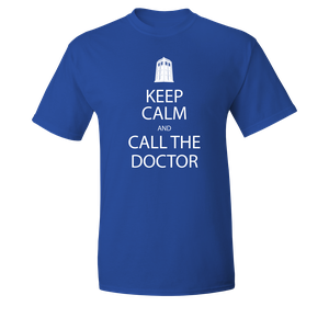 [Doctor Who: T-Shirt: Keep Calm & Call The Doctor (Product Image)]