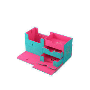 [Gamegenic: The Academic Deck Box: 133+ XL: Teal/Pink (Product Image)]