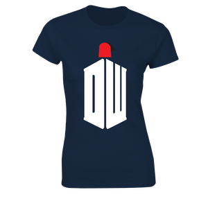 [Doctor Who: Women's Fit T-Shirt: Insignia With Fez (Product Image)]