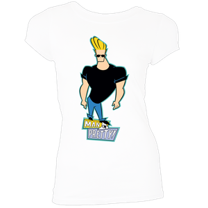 [Johnny Bravo: Women's Fit T-Shirt: Man I'm Pretty (Product Image)]