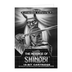 [Sega: Mega Drive: Greetings Card: Revenge Of Shinobi Cover (Product Image)]