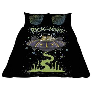 [Rick & Morty: Double Duvet Cover Set: UFO Spaceship (Product Image)]