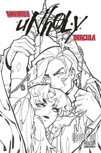 [Vampirella: Dracula Unholy #1 (Cover K Besch Black & White Variant) (Product Image)]