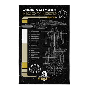 [Star Trek: Voyager: Tea Towel: The Ship (Product Image)]