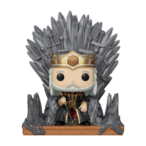 [House Of The Dragon: Day Of The Dragon: Deluxe Pop! Vinyl Figure: Viserys (On The Iron Throne) (Product Image)]