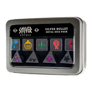 [Shiver Gothic: Silver Bullet: Metal Dice Pack: Monster Archetype (Product Image)]