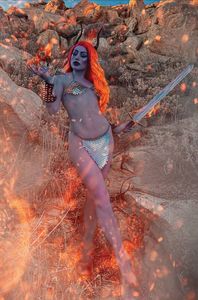 [Red Sonja: Hell Sonja #3 (Cover F Cosplay Virgin Variant) (Product Image)]