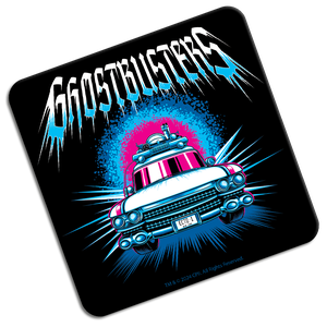 [Ghostbusters: Frozen Empire: Coaster: Ecto-1 Neon Logo (Product Image)]