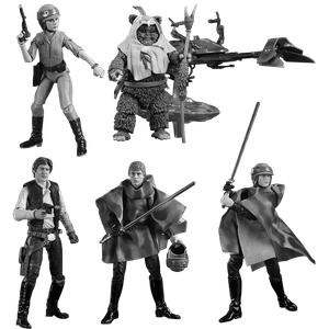 [Star Wars: Return Of The Jedi: Black Series Action Figure Set: Heroes Of Endor (Product Image)]