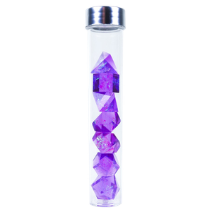 [Poly Dice 7 Set: Cloak & Dagger (Purple) (Product Image)]