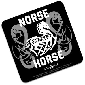 [God Of War: Coaster: Norse Horse (Product Image)]