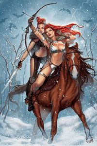 [Red Sonja: Age Of Chaos #5 (Chatzoudis Virgin Variant) (Product Image)]