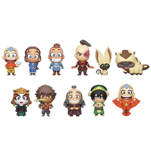 [Avatar: The Last Airbender: 3D Foam Bag Clips (Product Image)]