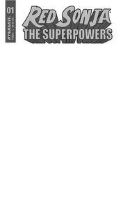[Red Sonja: The Superpowers #1 (Blank Authentix Edition) (Product Image)]