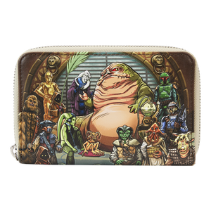 [Star Wars: Return Of The Jedi: 40th Anniversary: Loungefly Zip Around Wallet: Jabba's Palace  (Product Image)]