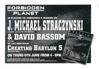 [J. Michael Straczynski and David Bassom signing Creating Babylon 5 (Product Image)]