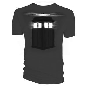 [Doctor Who: T-Shirts: Shadowfields TARDIS (Product Image)]
