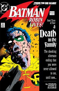 [The cover for Batman #428: Robin Lives: One-Shot (Cover A Mike Mignola)]