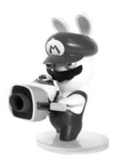 [Mario & Rabbids Kingdom Battle: 3 Inch Figurine: Rabbid Mario (Product Image)]