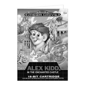 [Sega: Mega Drive: Greetings Card: Alex Kidd Cover (Product Image)]