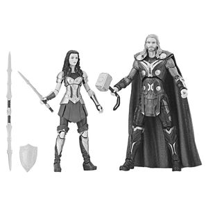 [Marvel Legends: Cinematic Universe 10th Anniversary Action Figure: Thor & Sif (2 Pack) (Product Image)]