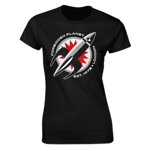 [Forbidden Planet: Women's Fit T-Shirt: Rocket Launch (Product Image)]