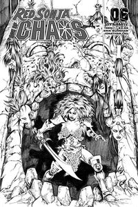 [Red Sonja: Age Of Chaos #6 (Lau Black & White Variant) (Product Image)]