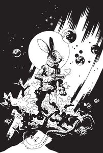 [Star Wars: Hyperspace Stories: Jaxxon Annual (SDCC 2023 Mike Mignola Black & White Virgin Variant) (Product Image)]